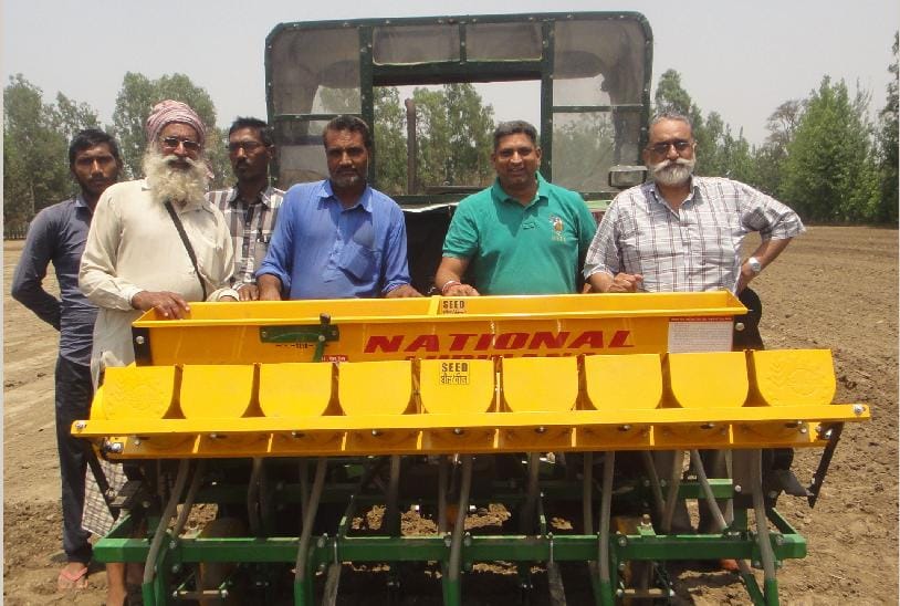 No need to grow rice seedlings, seeds are sown directly