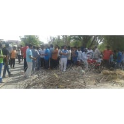 villagers road jam for electricity problem,rewari