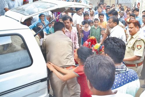 women got fired infront of police