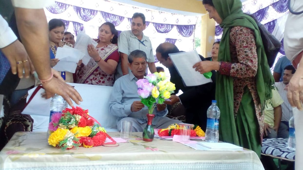 cm harish rawat visit tharali, says thanks to chamoli.
