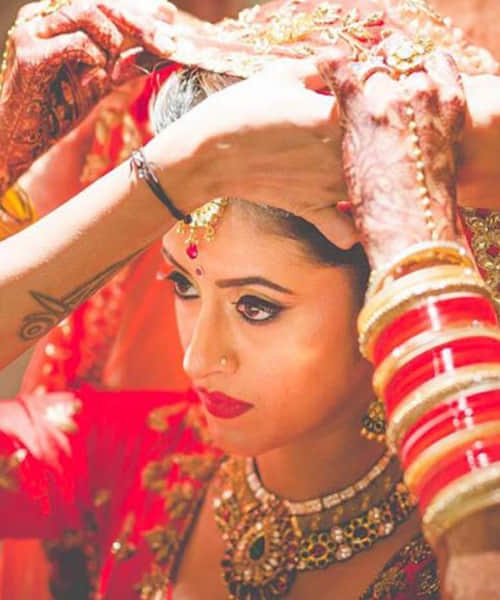 Mihika verma wedding pictures in bridal look