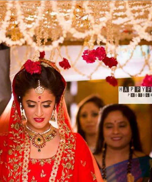 Mihika verma wedding pictures in bridal look