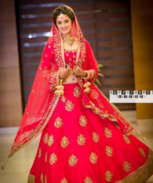 Mihika verma wedding pictures in bridal look