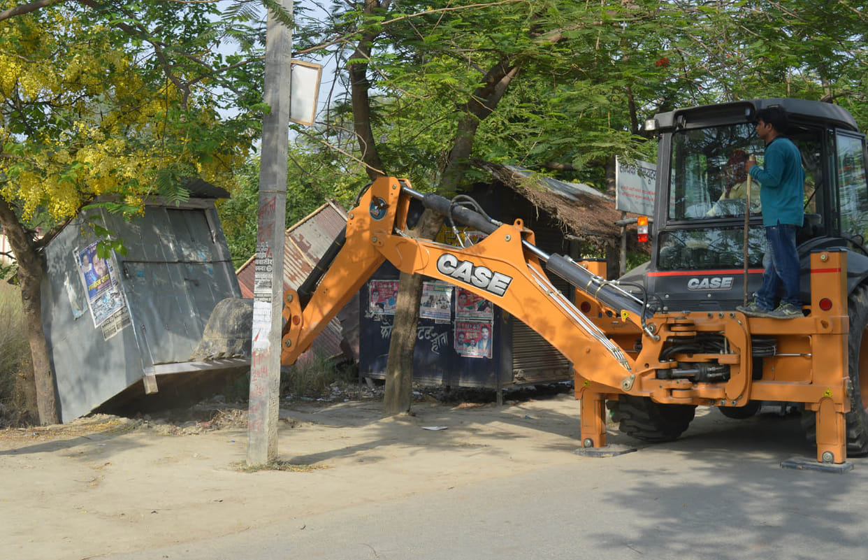 Opposition did not work, remove the encroachment