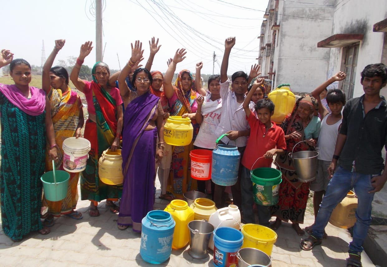 The water supply is not angry burst