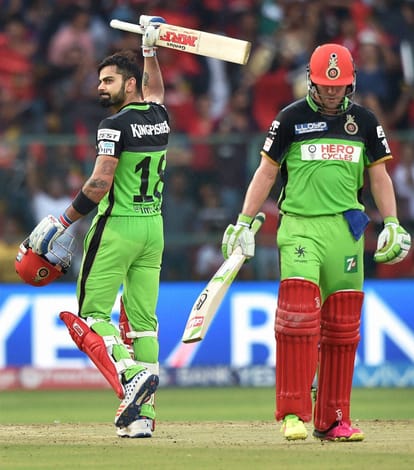 IPL-9: Bangalore tramples Gujarat by 144 runs