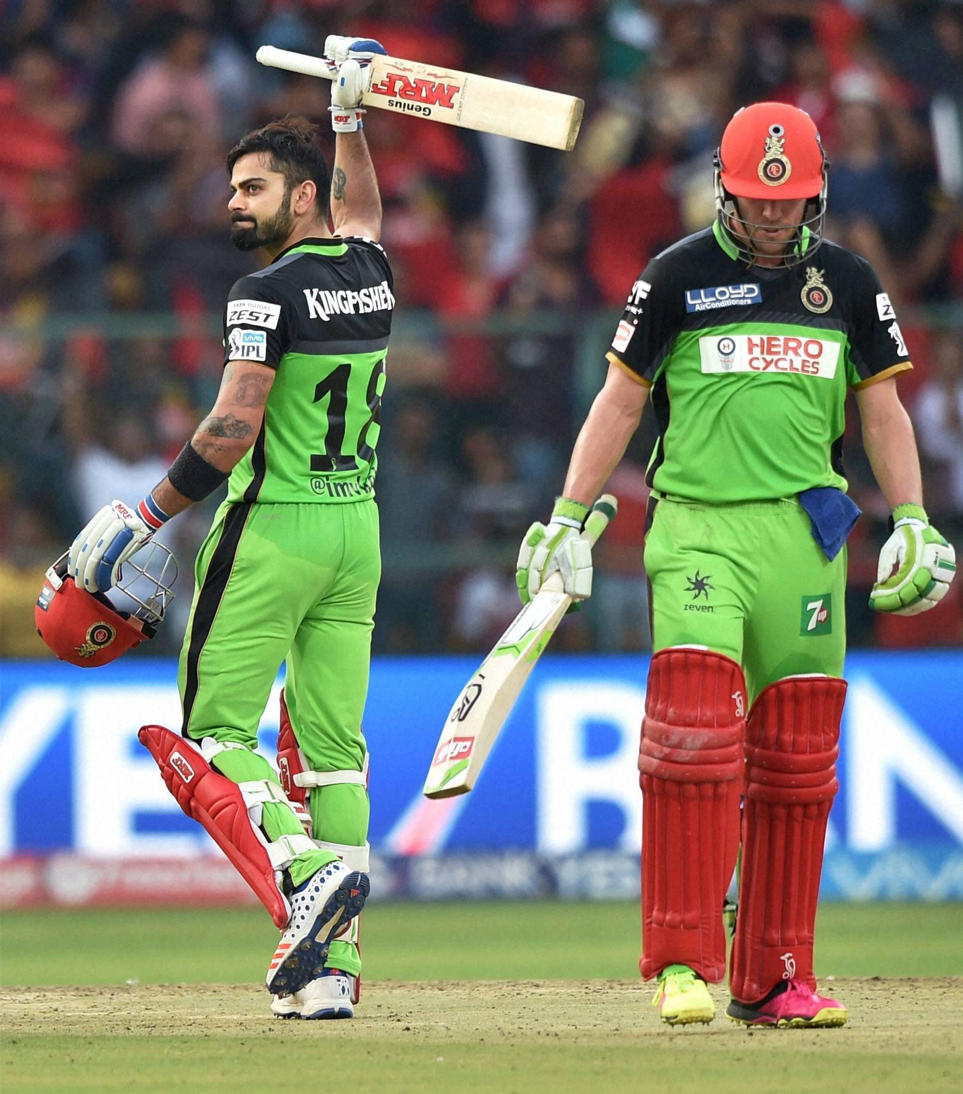 7 Record in Ab And Vk blast In An IPL innings