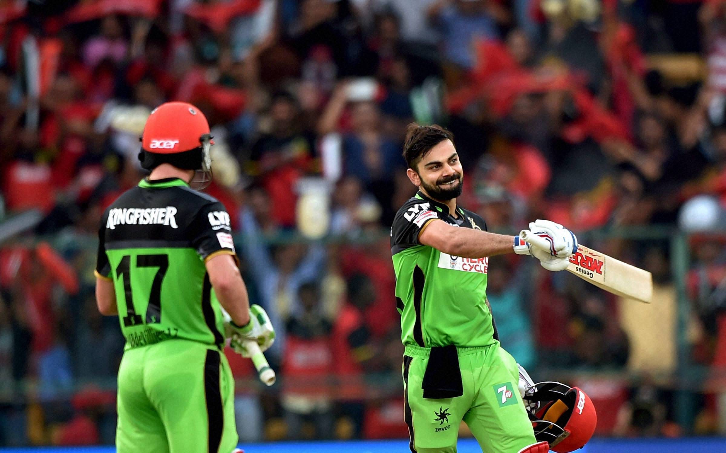 7 Record in Ab And Vk blast In An IPL innings