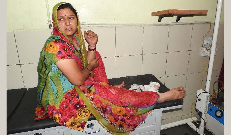 two women injured in vulnerable by train, driver beaten by angry mob