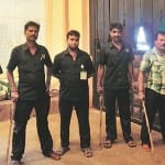 माल्या के विला पर तैनात बाउंसर्स