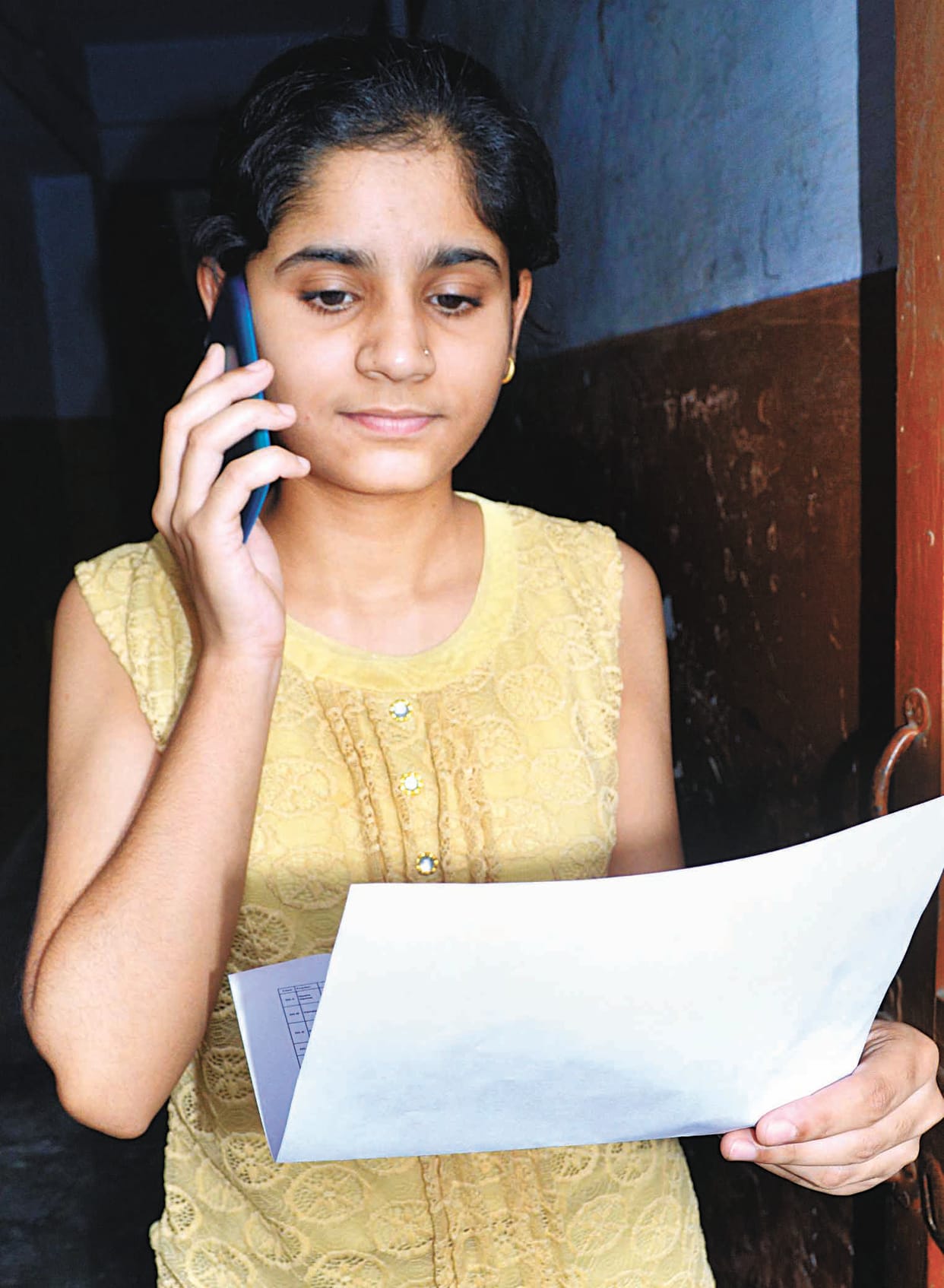 85.79 and 91.22 per cent of high school in the district of intermediate results