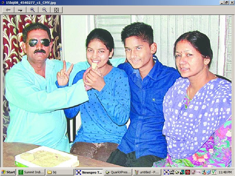 manvi top in intermediate results in bijnor