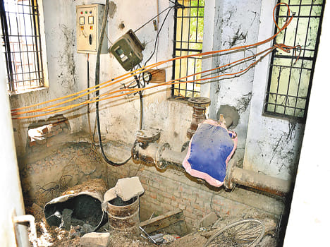 Closed tank, water run demanding work