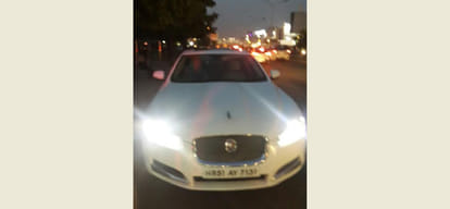 aditi rao hydari car challan in noida going to fashion show