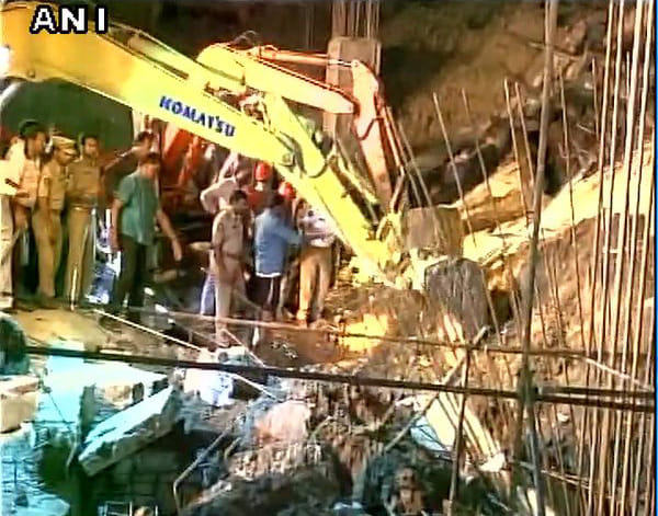 Seven dead after wall of an under construction mall collapsed in Andhra Pradesh
