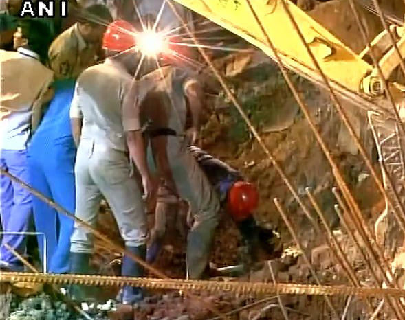 Seven dead after wall of an under construction mall collapsed in Andhra Pradesh