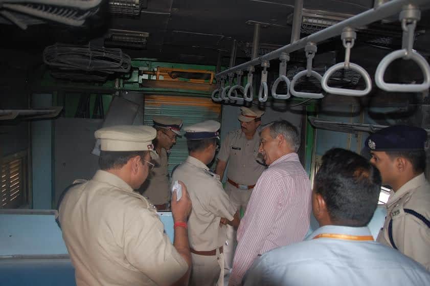 dgp kp singh visit to inspect delhi panipat passanger train blast case