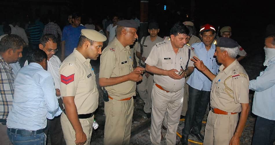 dgp kp singh visit to inspect delhi panipat passanger train blast case