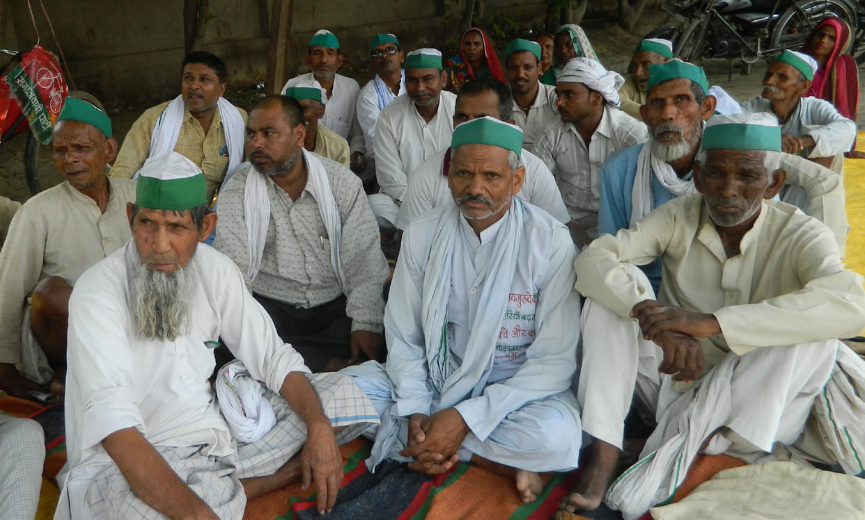farmers shows anger 