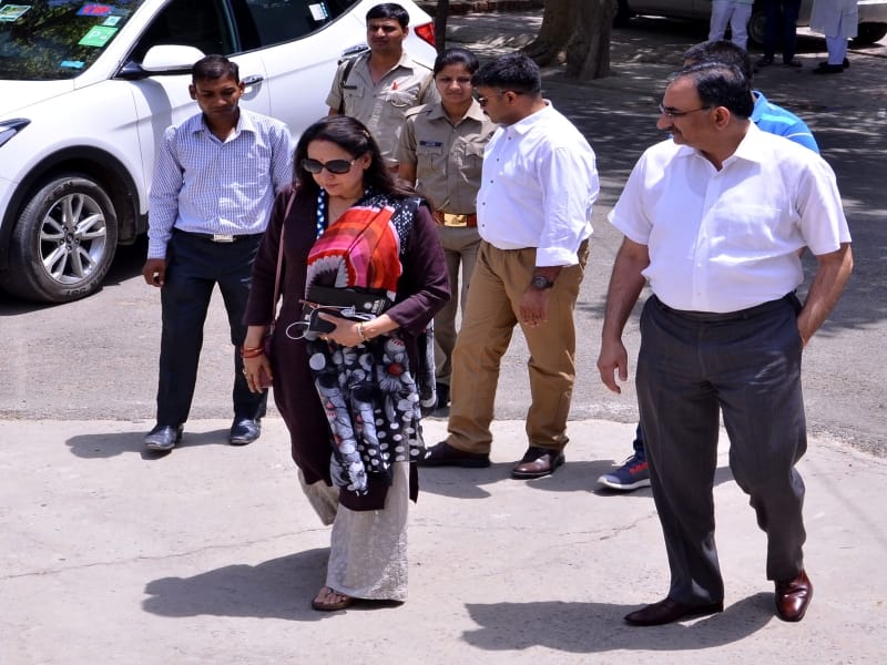 hemamalini in dm office