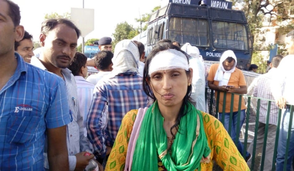 Police brutality and protest of haryana JBT teachers