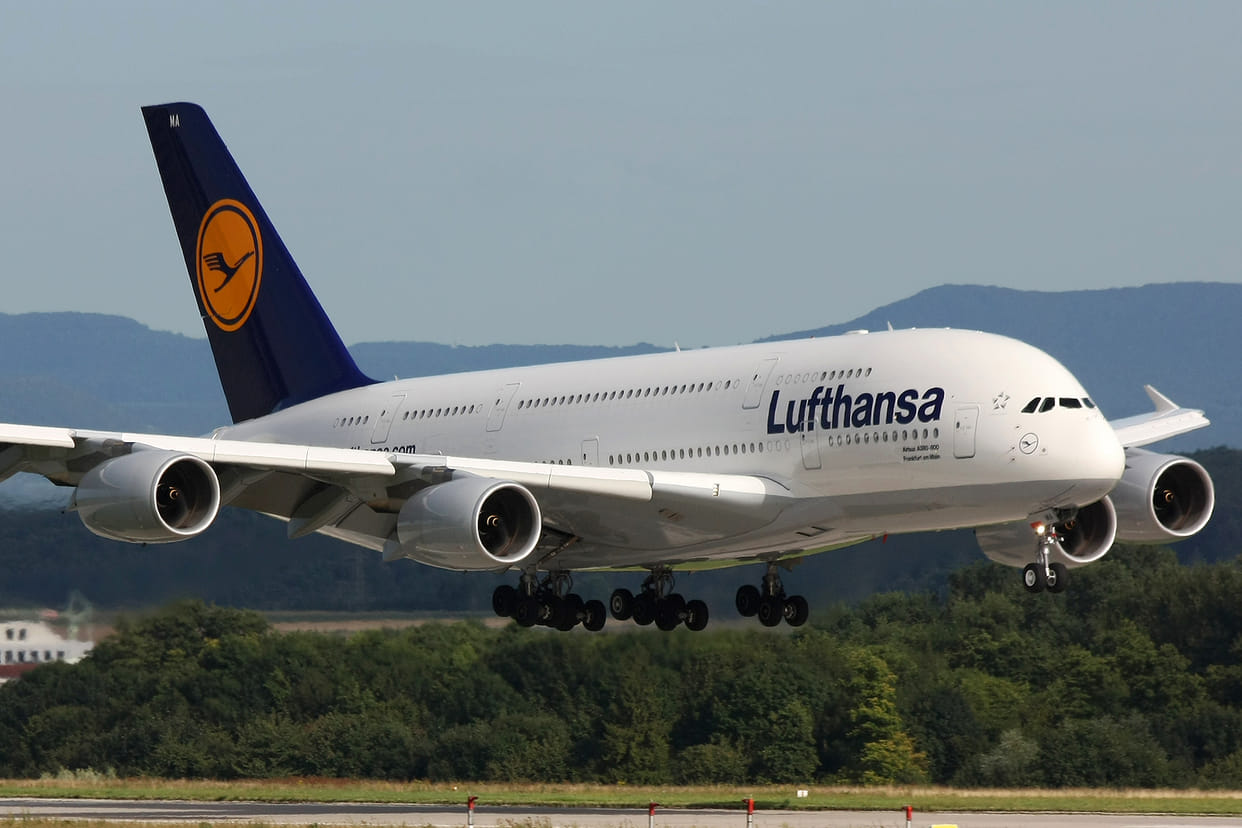Mere scape for Lufthansa passengers as four tyres burst while landing