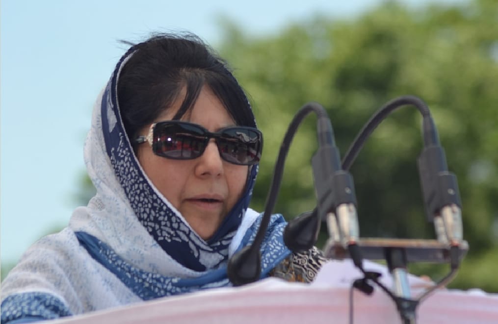 Uproar over Mehbooba's threat: BJP said - PDP chief is in a big misunderstanding, anti-nationals will be wiped out