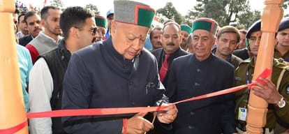 CM Virbhadra Singh paid obeisance at Hatu mata temple