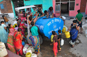 Each drop of water needed , take as soon flocked tanker