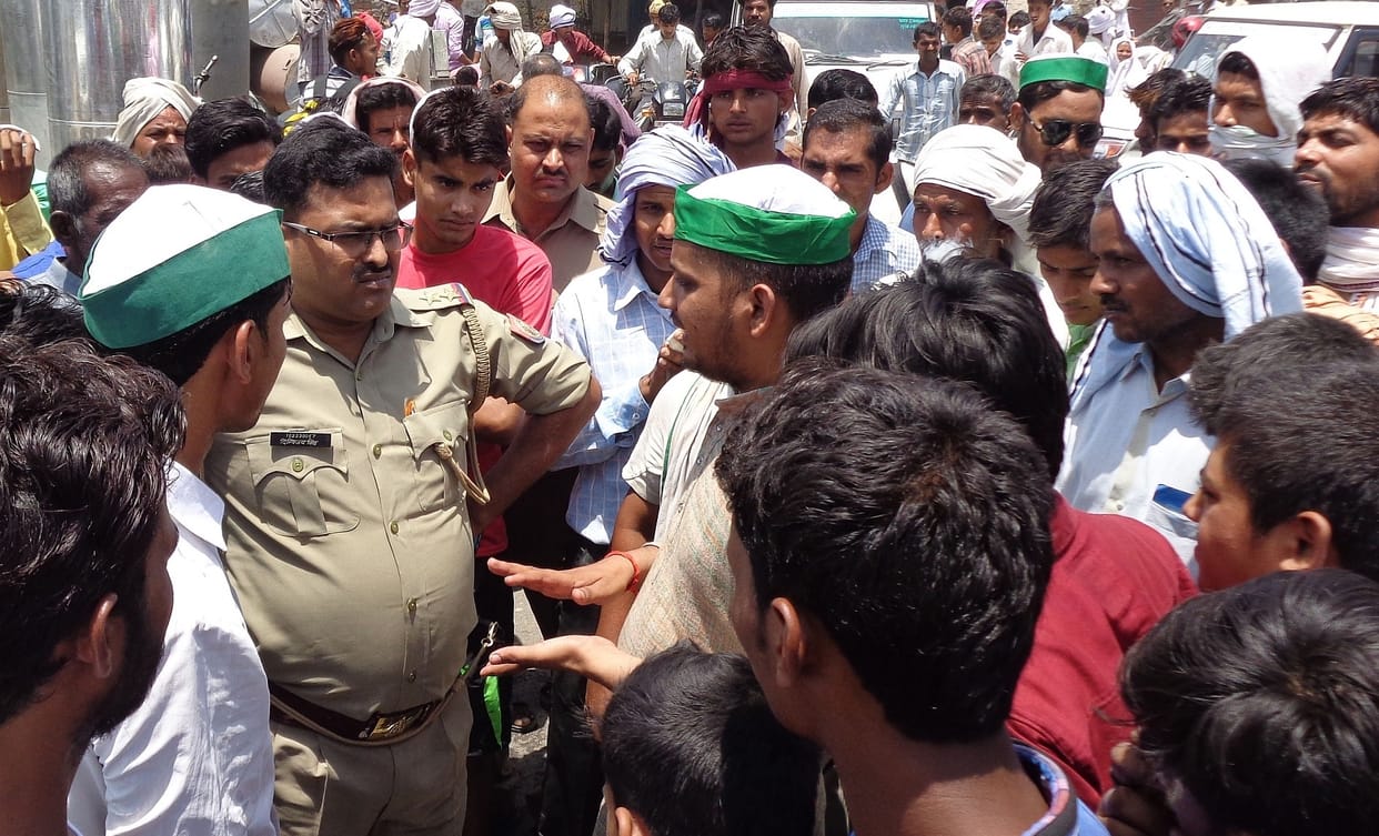 Agra Road BKU (Bhanu) put the jam