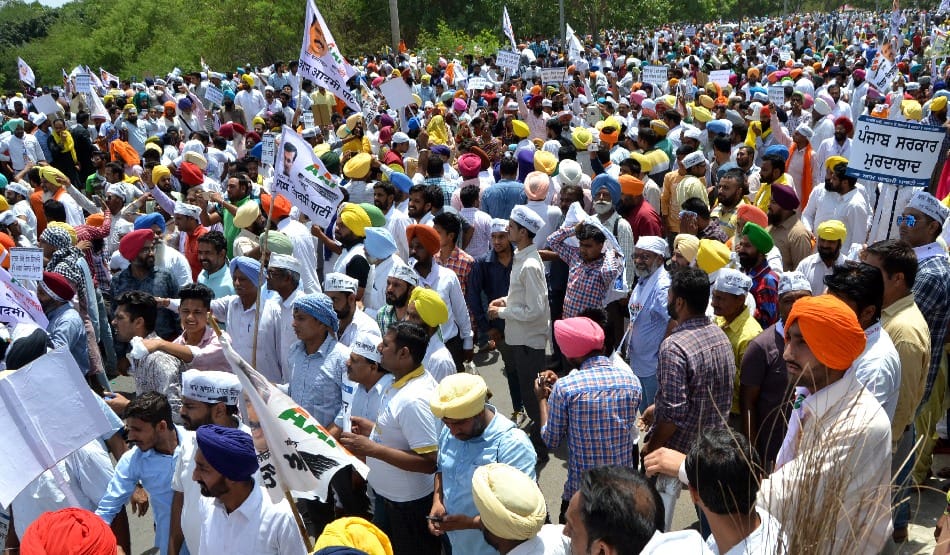 side effect of AAP rally, public were in trouble, road jaam
