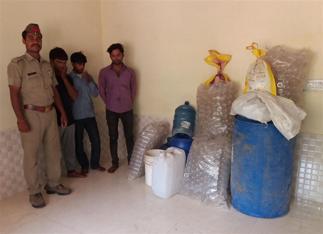 Factory making counterfeit alcohol seized