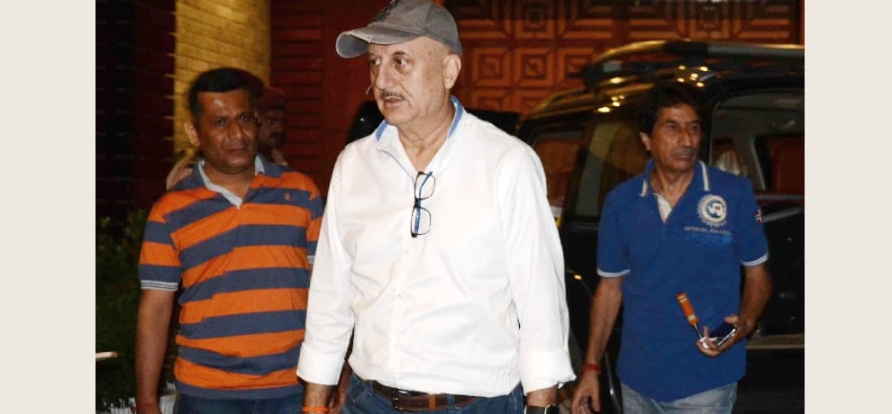 Anupam Kher at shimla, will play role in gaity theater.