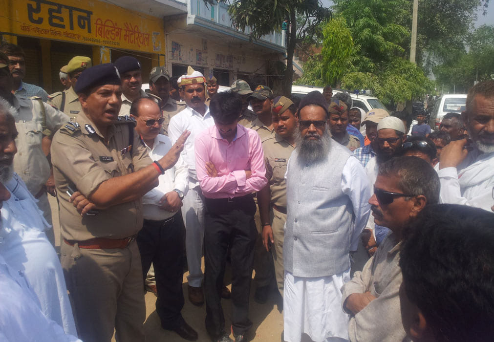 In Azamgarh three places nuisance in two hours.