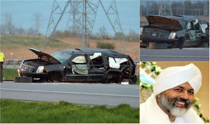 baba hardev singh accident pics, baba hardev singh no more, nirankari mission