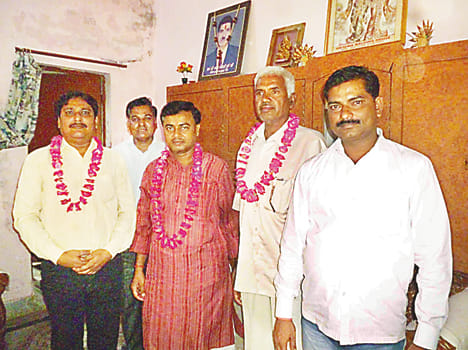 The mandal prisident declared BJP president