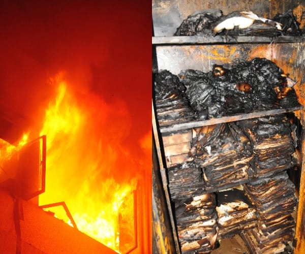 Fire in Mandi Bhawan in Lucknow
