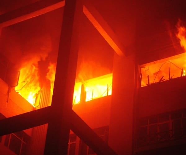 fire near multi level parking, fire incident, chandigarh fire incident, chandigarh