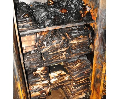 Fire in Mandi Bhawan in Lucknow
