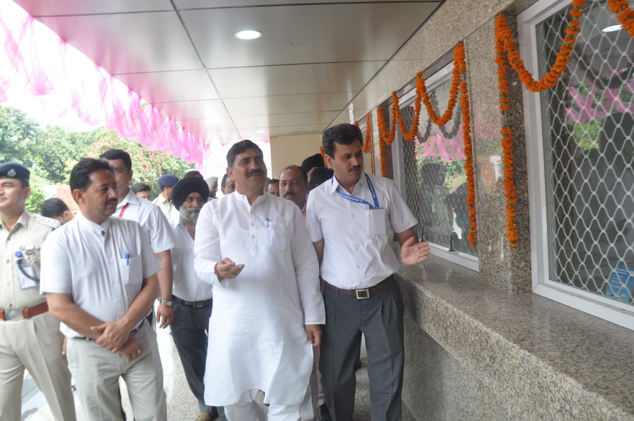 new ticket counter open outside of Jammu airport