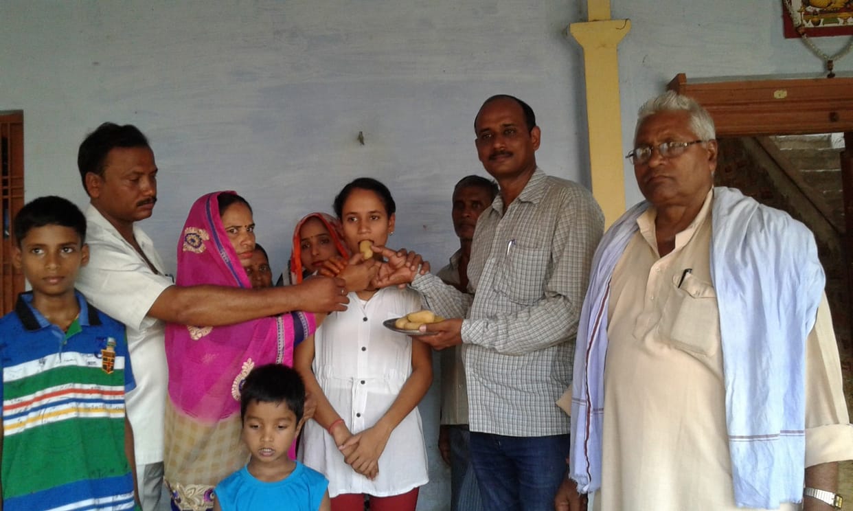 pooja Topped with a score of 94.4 percent 
