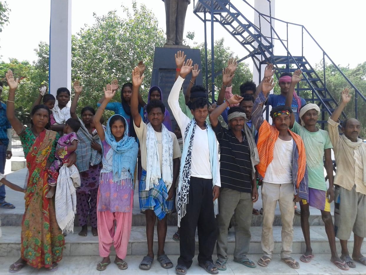 Workers protest against arbitrary