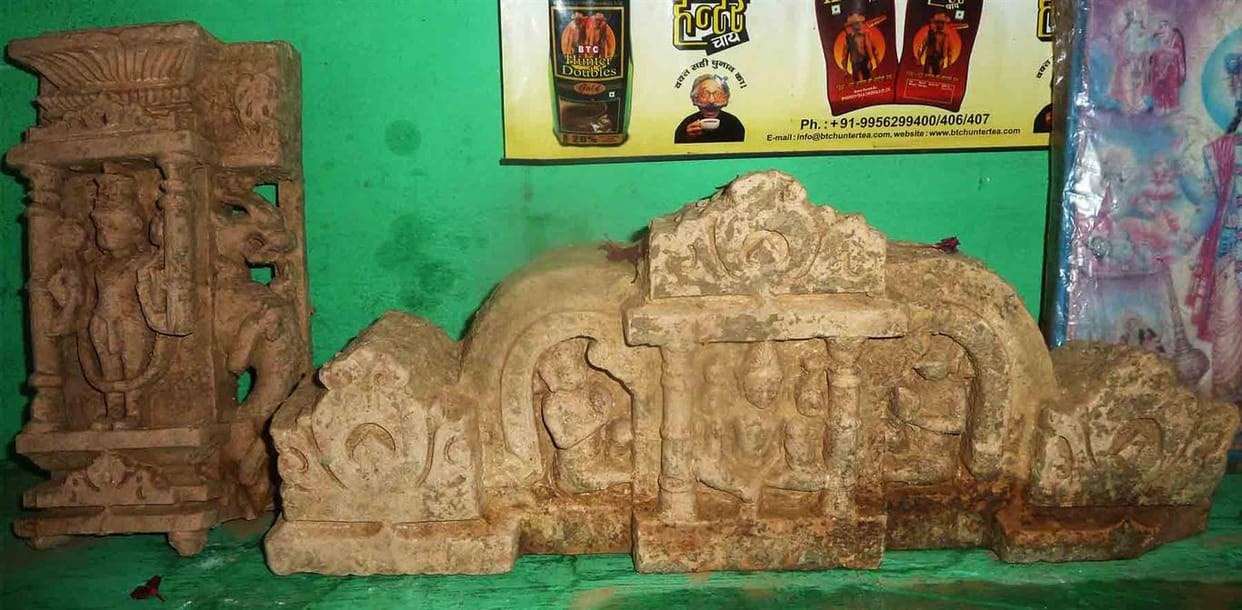 Rare antique sculptures came from the farm , ranging fled rural