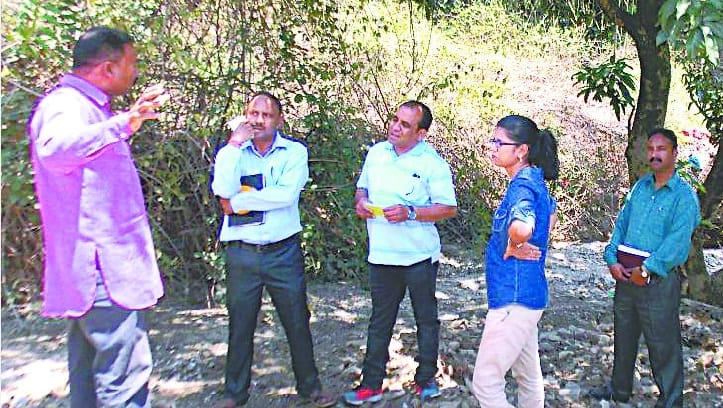 Authorities took stock of the damage caused by rain