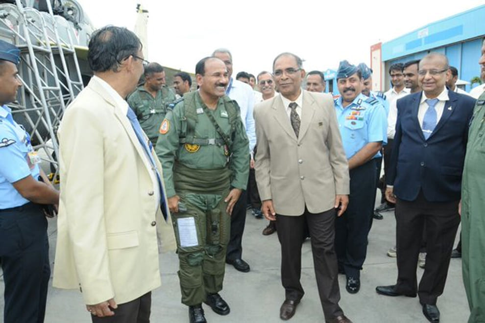 Air Chief Marshal Arup Raha flew Light Combat Aircraft 'Tejas'