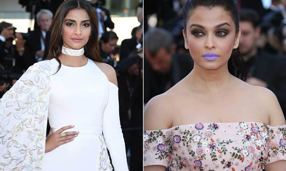 Sonam And Aishwarya trolled on twitter for cannes getup