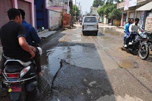 city main line bursts