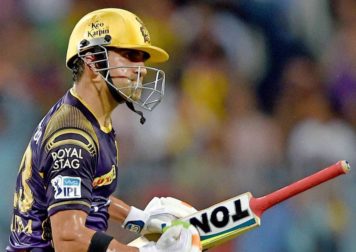 gautam gambhir creates 4 record Against kohli's RCB