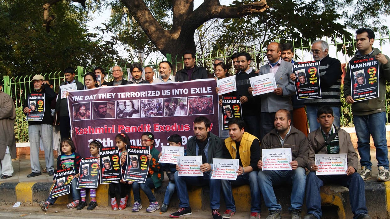 politics continue over kashmiri pandits colony