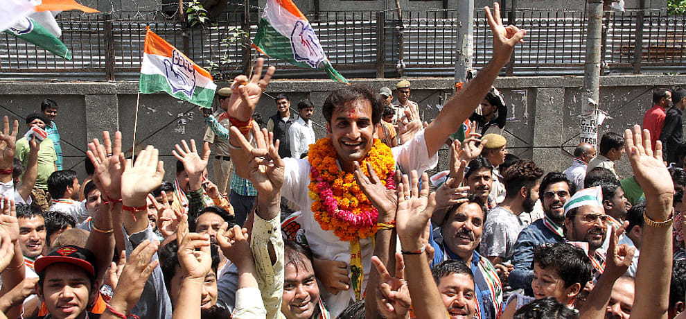 Congress has long been destined to win, happiness in the party celebrating